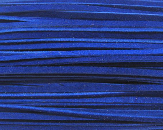 Fio de camurça - Azul royal - 5x2 mm (Aprox. 1 metro)